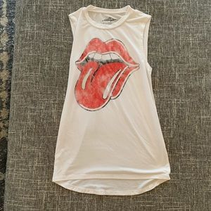The Rolling Stones muscle tank